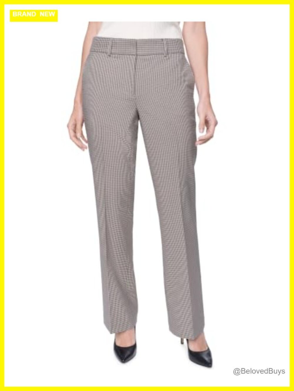 Tommy Hilfiger Sutton Straight Leg Trouser Suit Pant Mid Rise Regular Fit